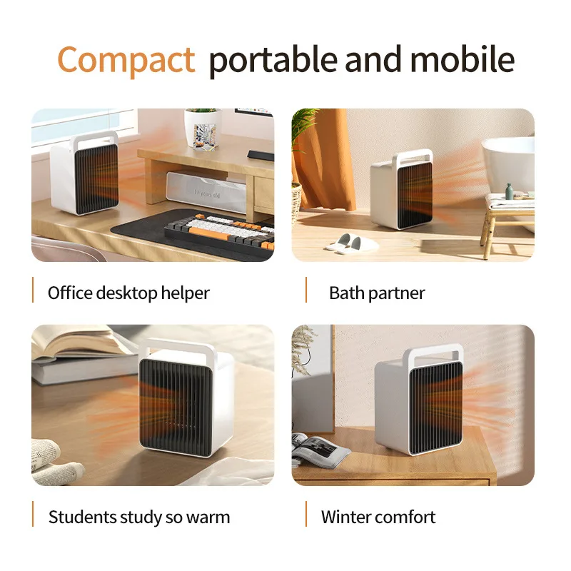 Household Warm Air Blower Desktop Mini Heater